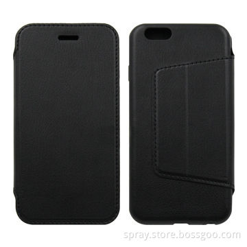 Original series leather cover for iPhone, flip style with stand function